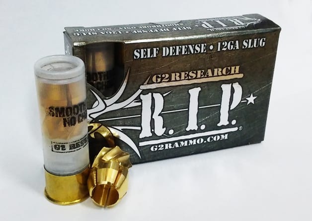 G2 Research RIP 12ga Slug 2 3/4 in. 303gr – Rugged Brass Home Defense Load
